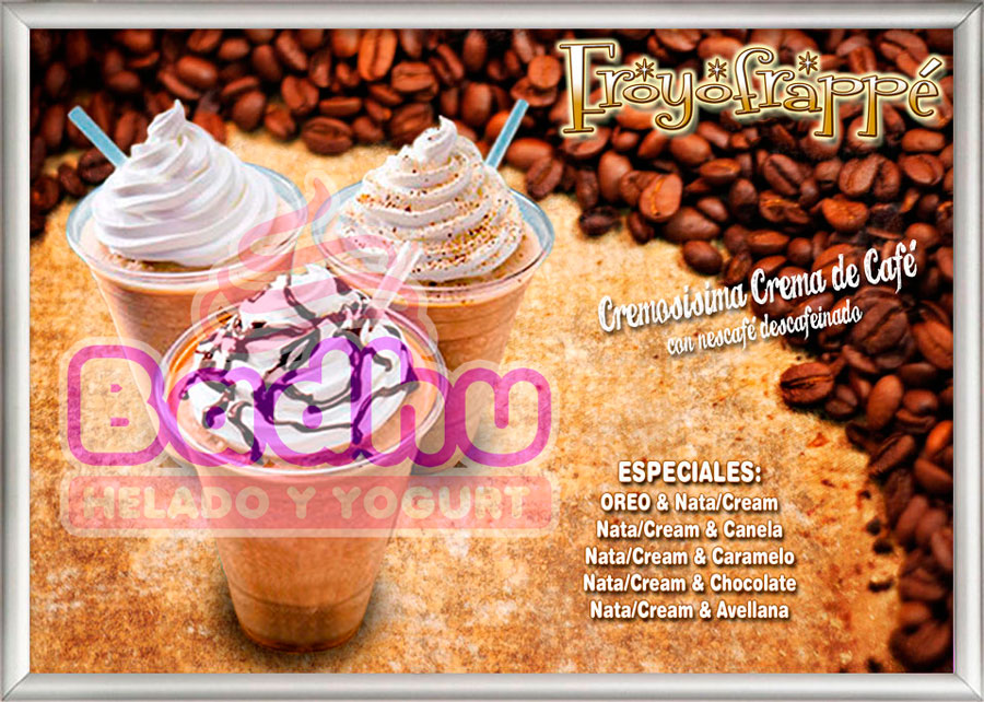 Carteleria Froyo Frappe