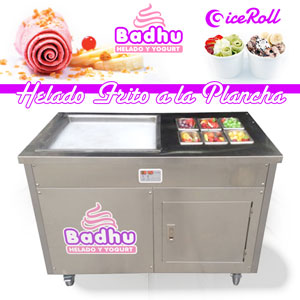 Rollitos de Helado frito a la plancha fria