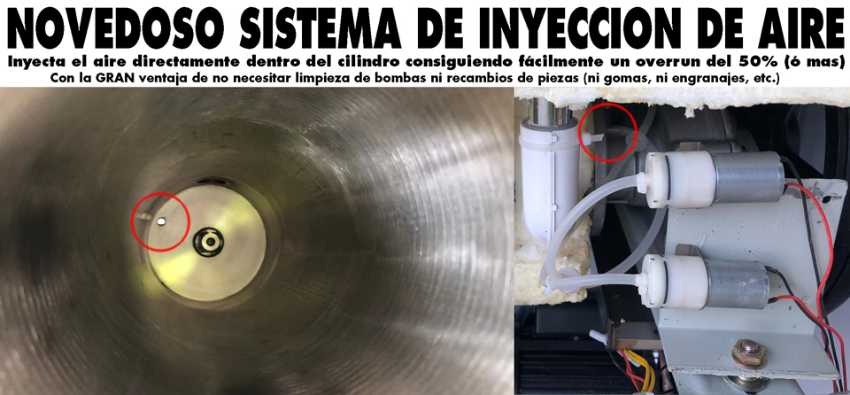 Bombas de inyeccion de aire gran overrun