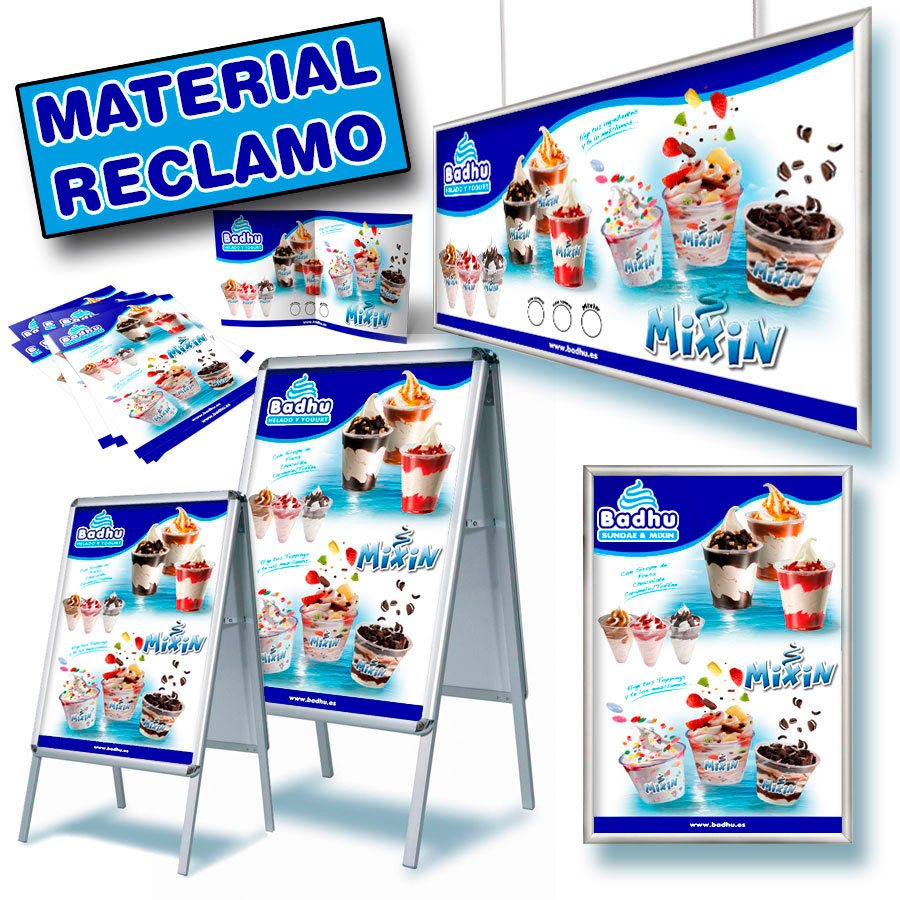 impresión digital reclamo publicidad Carteleria posters camisetas polos